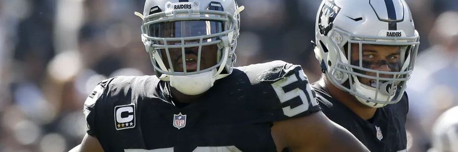 Khalil Mack and the Raiders remain as the NFL Betting Odds favorites for Week 5.