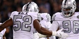 Feature image NFL Week 8 Spread & Betting Pick for Raiders vs. Bills.
