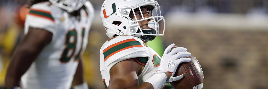 Miami is a huge favorite at the NCAAF Betting Odds for Week 8.