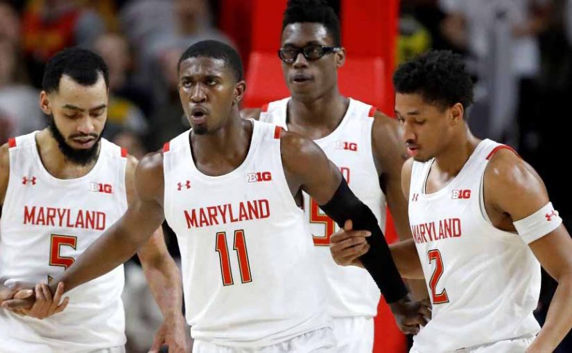 NCAA Basketball Odds Lines Maryland vs Michigan State 2022 Big Ten Tournament