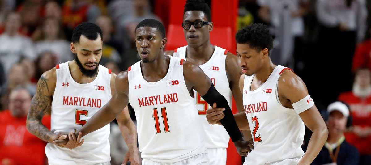 NCAA Basketball Odds Lines Maryland vs Michigan State 2022 Big Ten Tournament