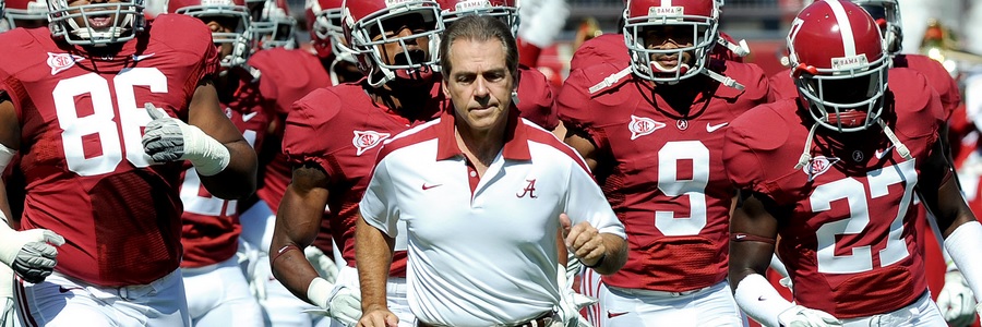 The Alabama Crimson Tide are a solid college football odds picks this 2017 season. 