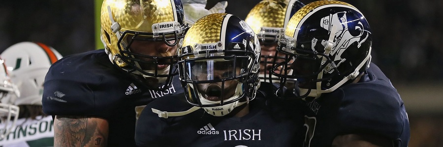 Notre Dame is the College Football Week 12 Betting favorite against Navy.
