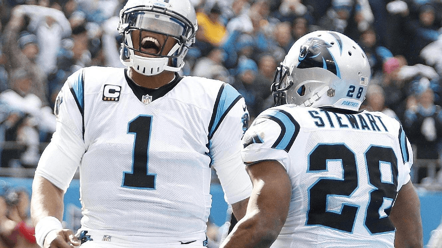 Newton and Stewart are both good choices for running the ball for Carolina in the Superbowl.