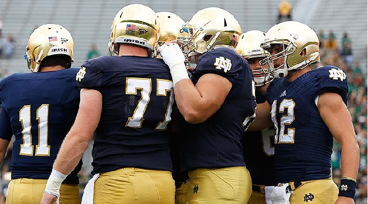 Notre Dame Huddle