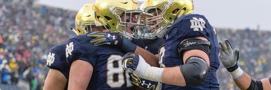 Notre Dame comes in as one of the top underdogs to win the 2020 National Championship.