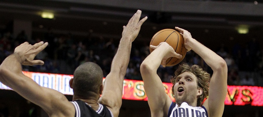 Nowitzki and Duncan face off once again in the battle in Texas