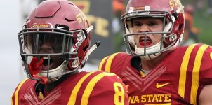 Iowa State is not favored by the NCAAF Betting Lines.