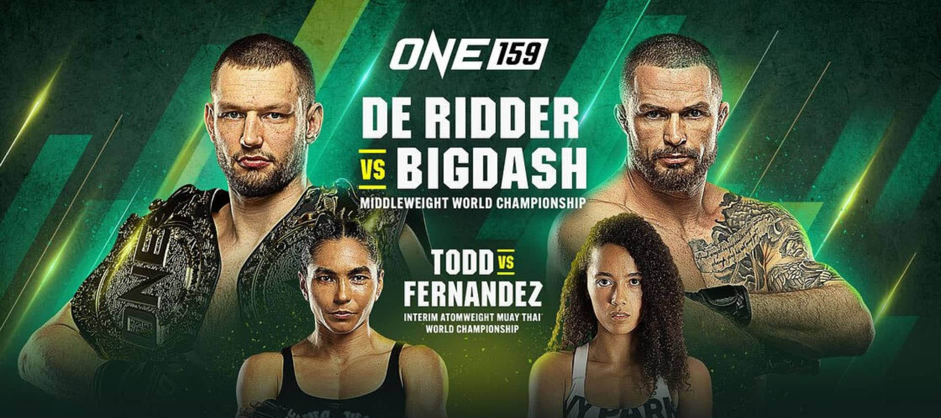 ONE Championship159 De Ridder Vs Bigdash Betting Analysis & Predictions for Each Fight