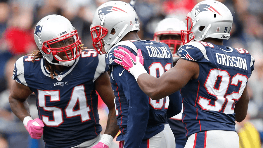 The Pats offensive line knows one thing really well, scoring.