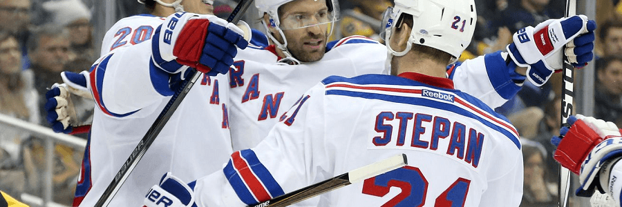 The Rangers will go looking to pound the limping Maple Leafs.