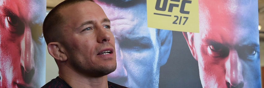 Despite being away for several years, George St.-Pierre is the favorite at the UFC 217 Main Event Betting Odds.