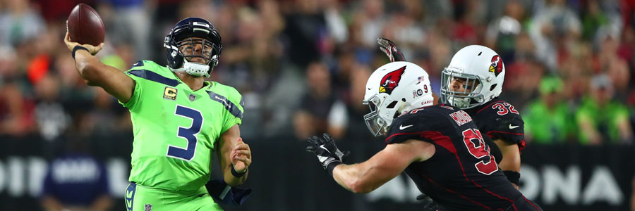 The Seahawks are favorites to win in NFL Week 4 against the Cardinals.