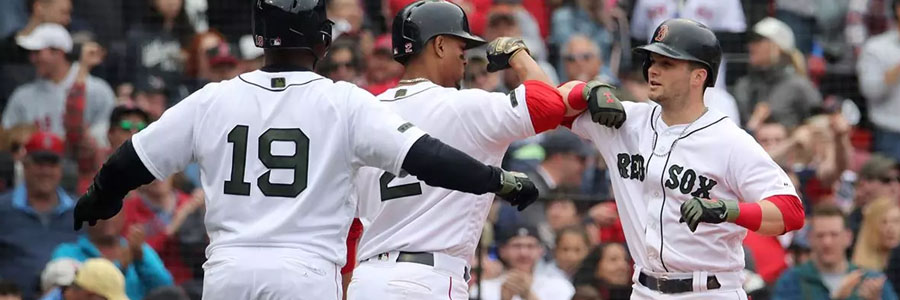The MLB Odds for June 14th are by the Red Sox side.