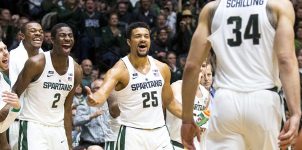 Feature image Michigan State vs Iowa NCAA Basketball Lines & Analysis.