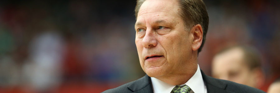 Tom Izzo and Michigan State dominates the College Basketball Lines against Rutgers.