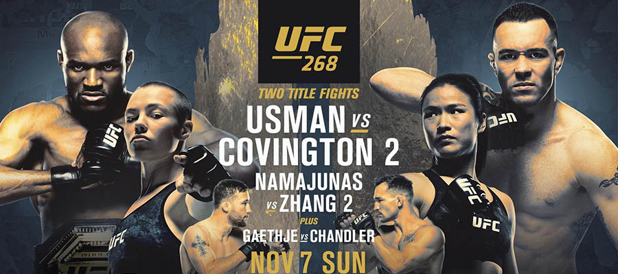 UFC 268: Usman Vs Covington 2 Betting Odds & Predictions