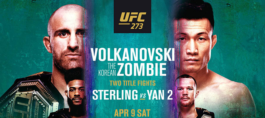 UFC 273: Volkanovski vs The Korean Zombie Betting Odds & Predictions