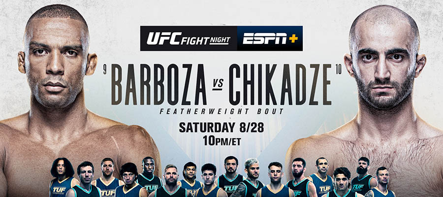 UFC Fight Night: Barboza Vs Chikadze Betting Odds & Picks