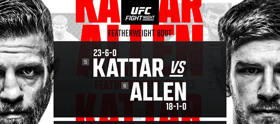UFC Fight Night: Kattar Vs Allen Betting Odds, Analysis & Picks