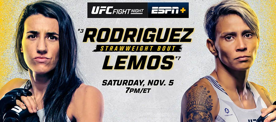 UFC Fight Night: Rodriguez Vs Lemos Betting Odds, Analysis & Picks