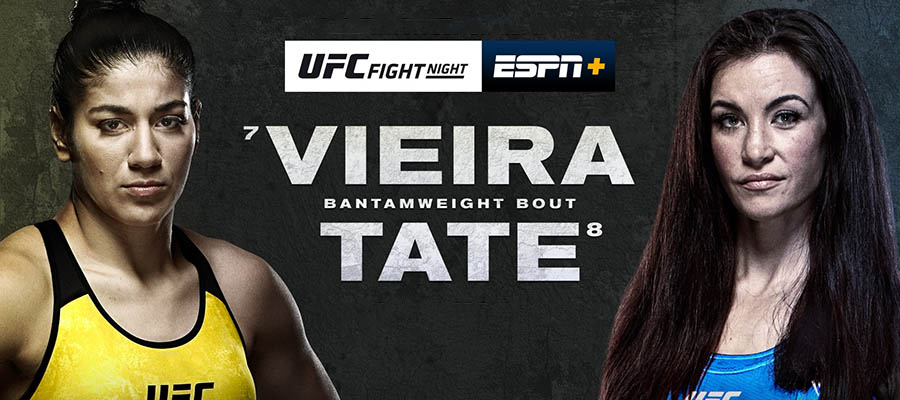UFC Fight Night: Vieira Vs Tate Betting Odds & Picks