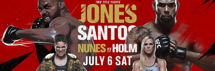 UFC 239 Odds, Jones vs Santos Betting Analysis & Prediction.