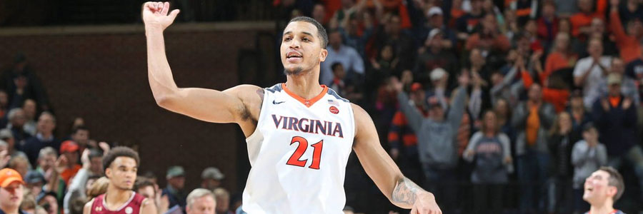 Virginia dominates the NCAAB Odds against Clemson.