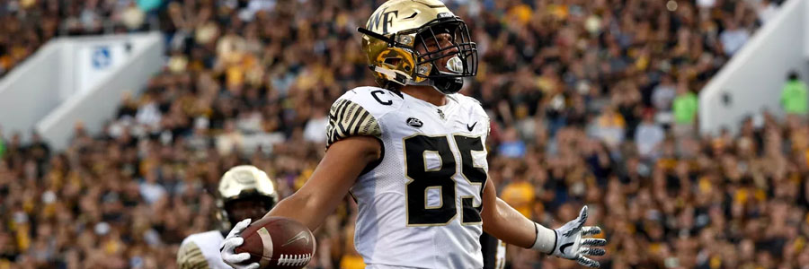 Wake Forest is not the favorite at the College Football Betting Lines for Week 5.