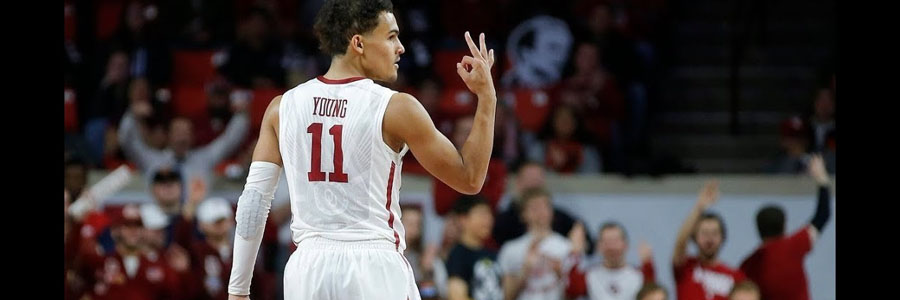 Trae Young and the Sooners are slight College Basketball Betting favorites against Kansas.