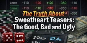 Sweetheart teasers explained with betting odds, win percentages, and sportsbook visuals showing risk levels