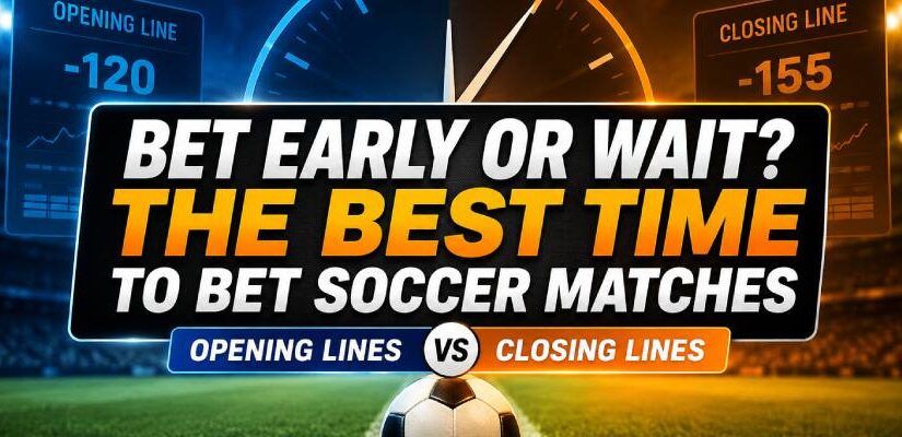 Best Time to Bet Soccer Matches: Opening vs Closing Lines Explained