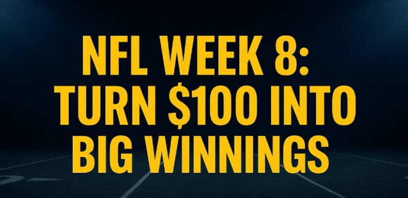 How to Bet $100 in NFL Futures Prop Bets — Week 8 Insight with Our In-House Writer