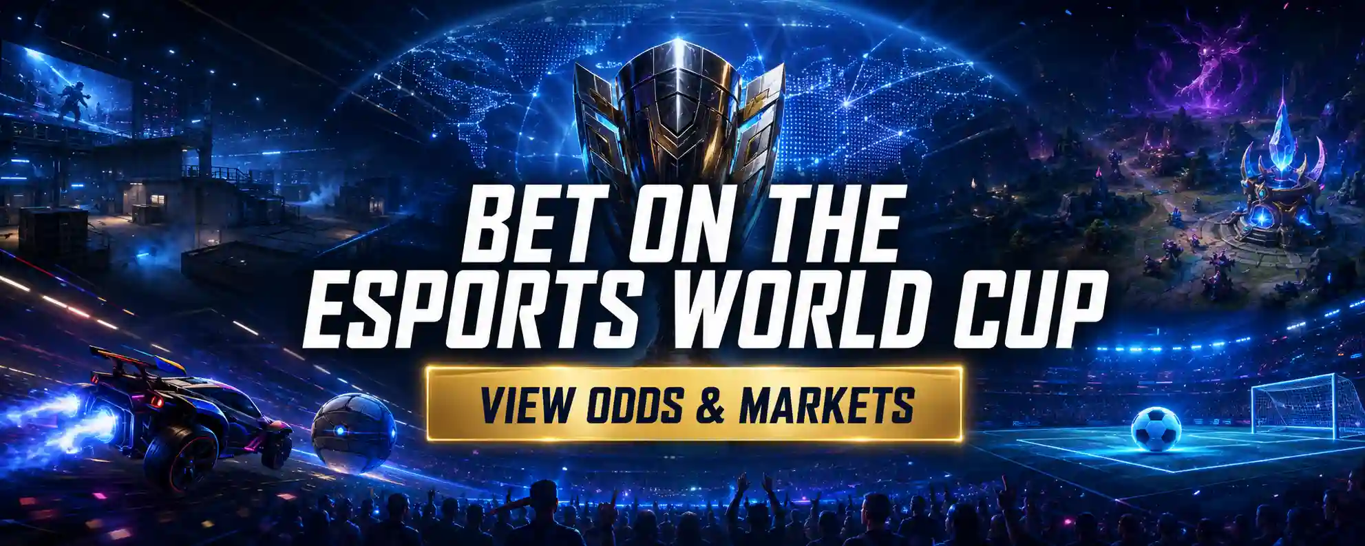Bet on the Esports World Cup and view available esports odds and betting markets