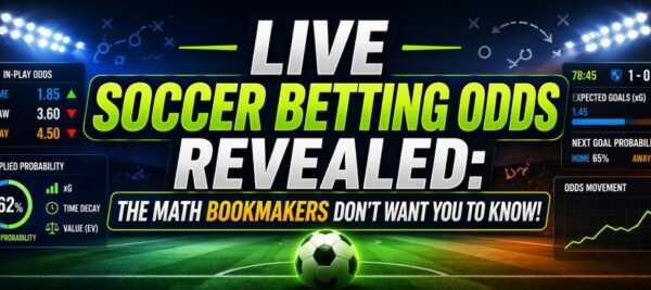 Live Soccer Betting Math Explained: In-Play Probability, xG & EV Strategy