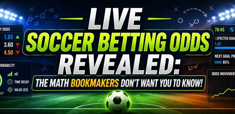 Live Soccer Betting Math Explained: In-Play Probability, xG & EV Strategy