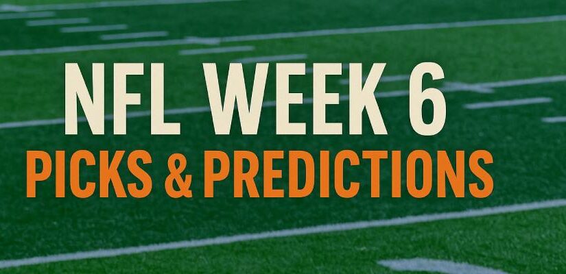 NFL Week 6 Picks & Predictions | Writer's Best Bets, Live Betting Odds & Bookie Insights