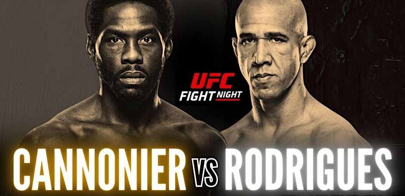 Picks for UFC Fight Night Bouts for Cannonier vs Rodrigues Bout