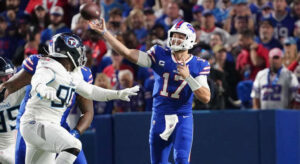 Can the Bills hold on to their AFC East Division lead? Get your NFL Week 8 Odds & Picks for Buffalo vs Tennessee