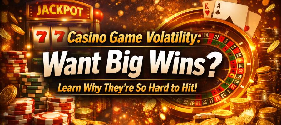 Casino Game Volatility Explained: Why Big Wins Are Rare but Possible
