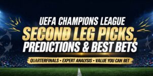 UEFA Champions League Second Leg Picks, Predictions & Best Bets (Quarterfinals)