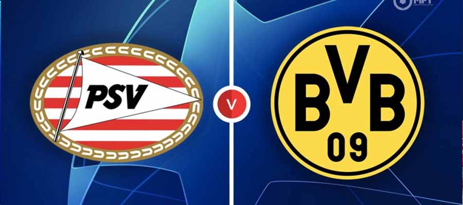 2024 Champions League Round of 16 Odds: PSV Eindhoven vs Borussia Dortmund Betting Analysis