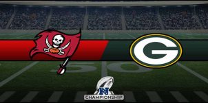 Feature image Buccaneers vs Packers Result NFL Conference Championships Score
