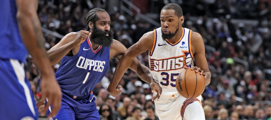 The Clippers in their new Home and without Kawhi Leonard host Phoenix - 2024 NBA Week 1 Odds