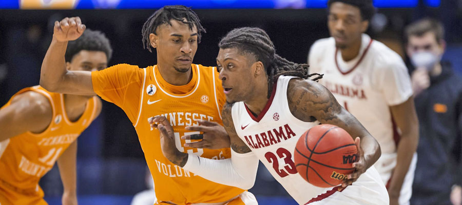 NCAA Top Basketball Betting Pick: Alabama at Tennessee