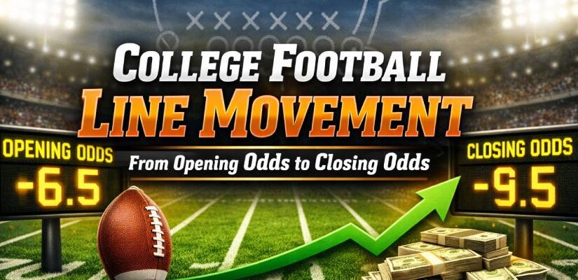 College Football: Line Movement Timeline: Opening Odds vs Closing Odds