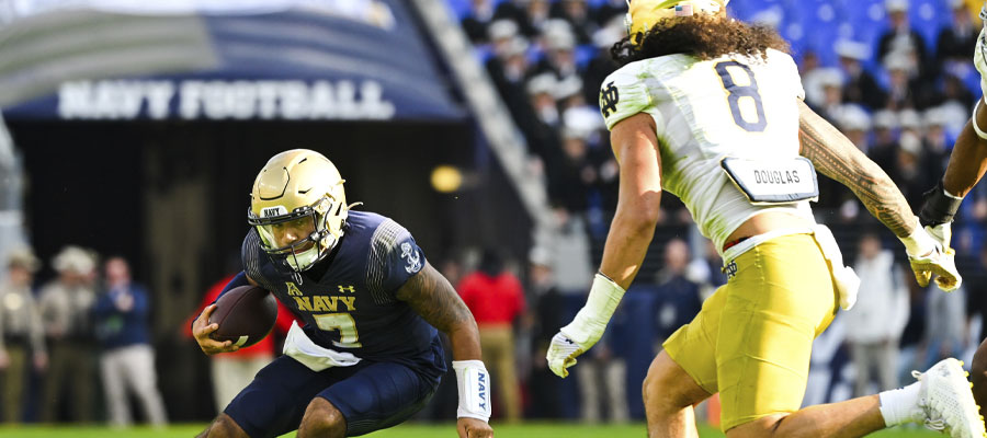 2023 College Football Betting: Navy vs Notre Dame Game Lines