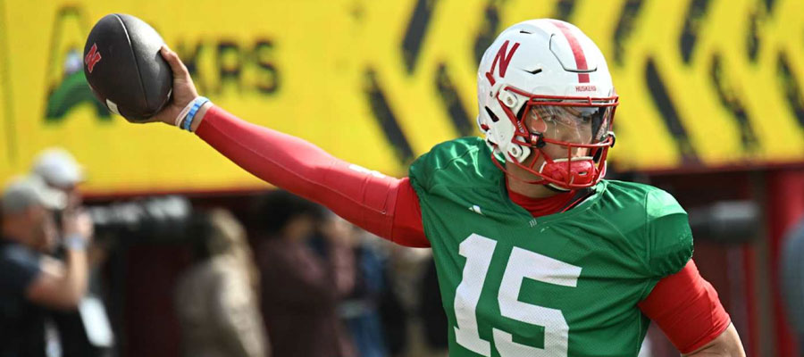 NCAAF Week 1 Odds: Dylan Raiola Era Begins at QB for Nebraska vs UTEP