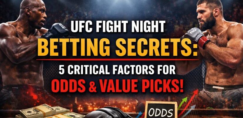 UFC Fight Night Betting: Critical Factors That Create Value (Picks & Odds)