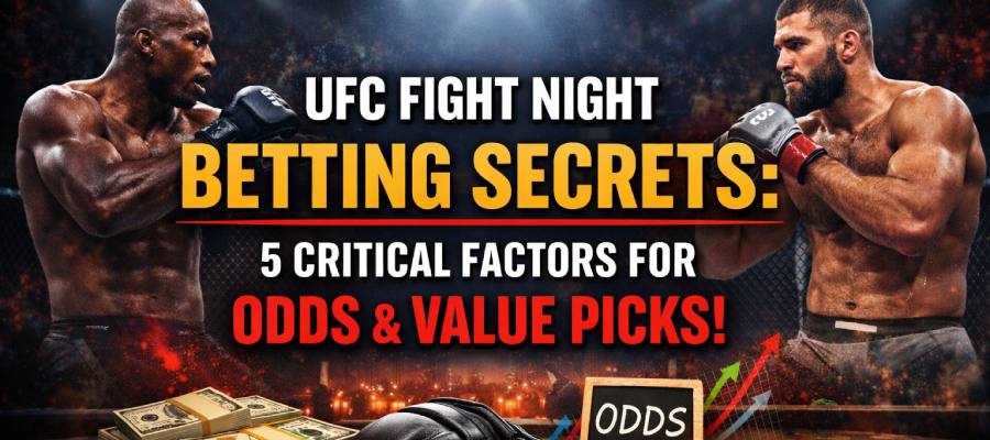 UFC Fight Night Betting: Critical Factors That Create Value (Picks & Odds)